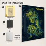 2077 Metal Poster Wall Decor - A - Image 2