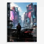 2077 Metal Poster Wall Decor - B
