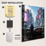 2077 Metal Poster Wall Decor - B - Image 2