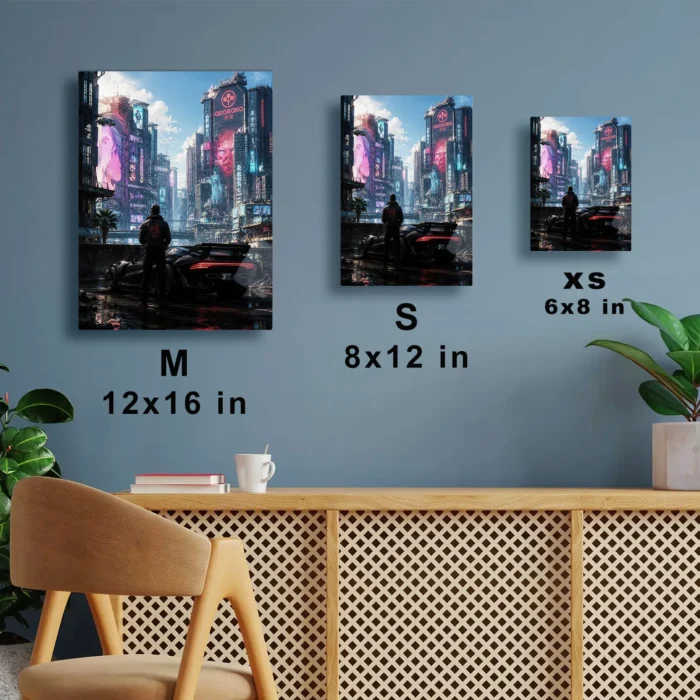 2077 Metal Poster Wall Decor - B - Image 6