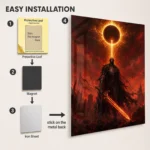 DS Soul of Cinder Metal Poster Wall Decor - Image 2