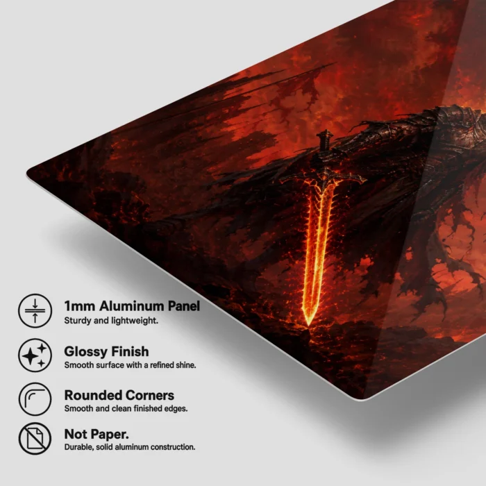 DS Soul of Cinder Metal Poster Wall Decor - Image 6