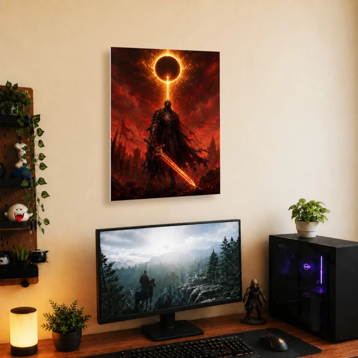 DS Soul of Cinder Metal Poster Wall Decor - Image 5