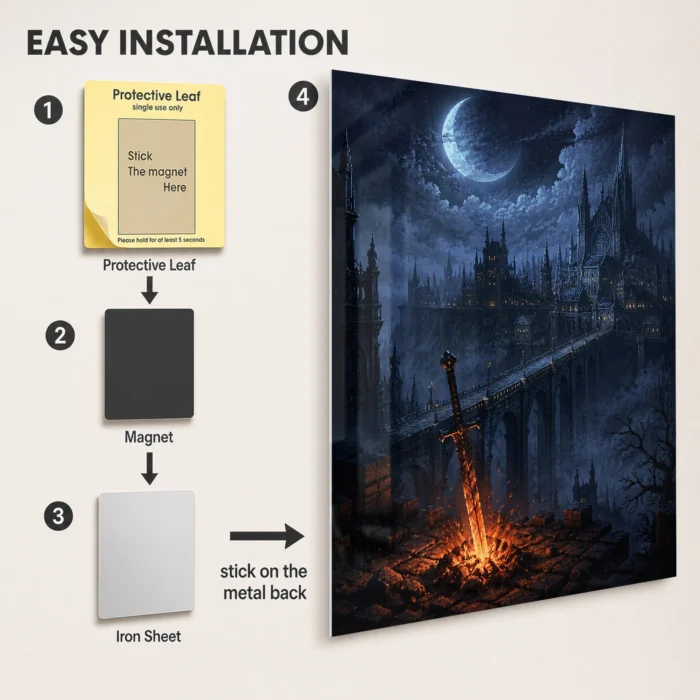 DS Metal Poster Wall Decor - A - Image 2