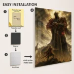 DS Artorias the Abysswalker Metal Poster Wall Decor - Image 2