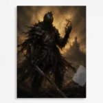 DS Chosen Undead Metal Poster Wall Decor - A