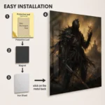 DS Chosen Undead Metal Poster Wall Decor - A - Image 2