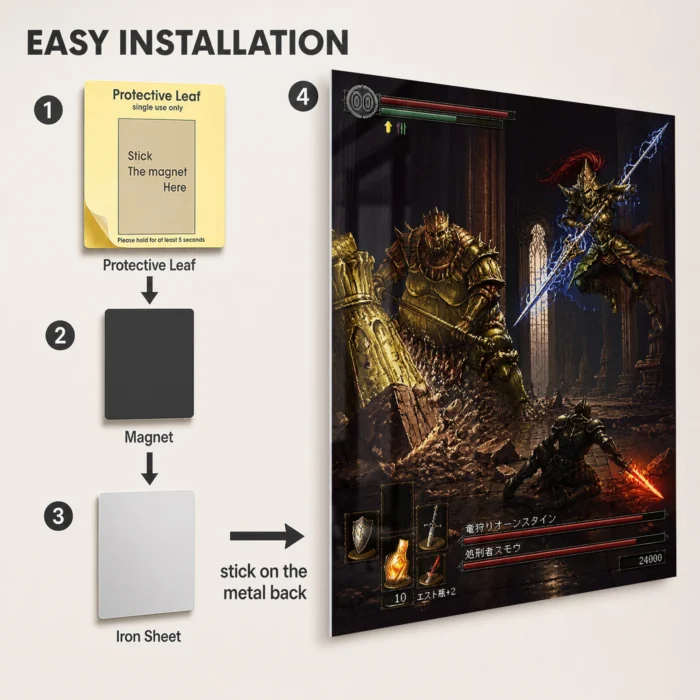 DS Metal Poster Wall Decor - B - Image 2