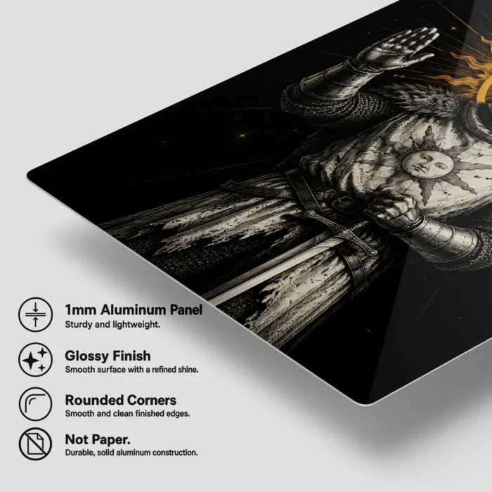 DS Solaire of Astora Metal Poster Wall Decor - Image 6