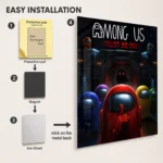AU Metal Poster Wall Decor - D - Image 2