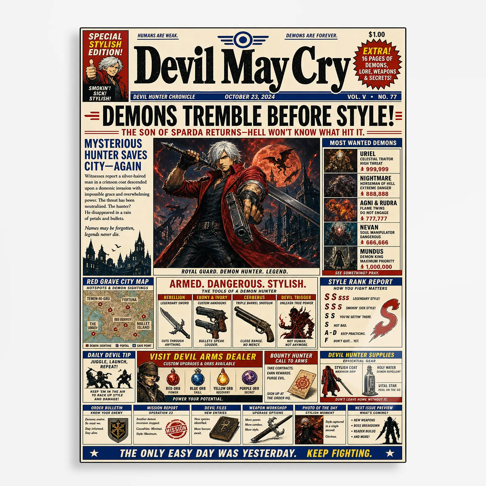 video game metal poster (50) s1 DMC Metal Poster Wall Decor - Image 1