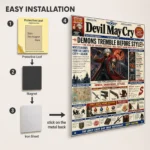 DMC Metal Poster Wall Decor - Image 2