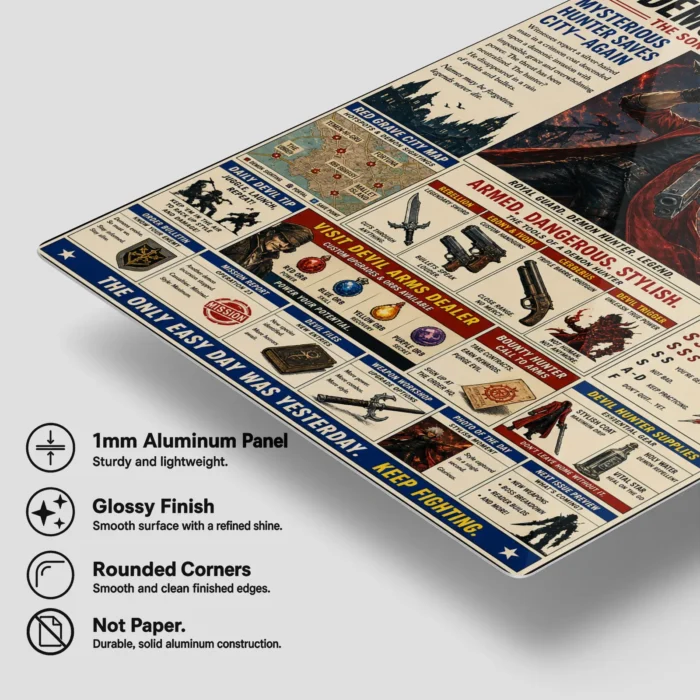 DMC Metal Poster Wall Decor - Image 5