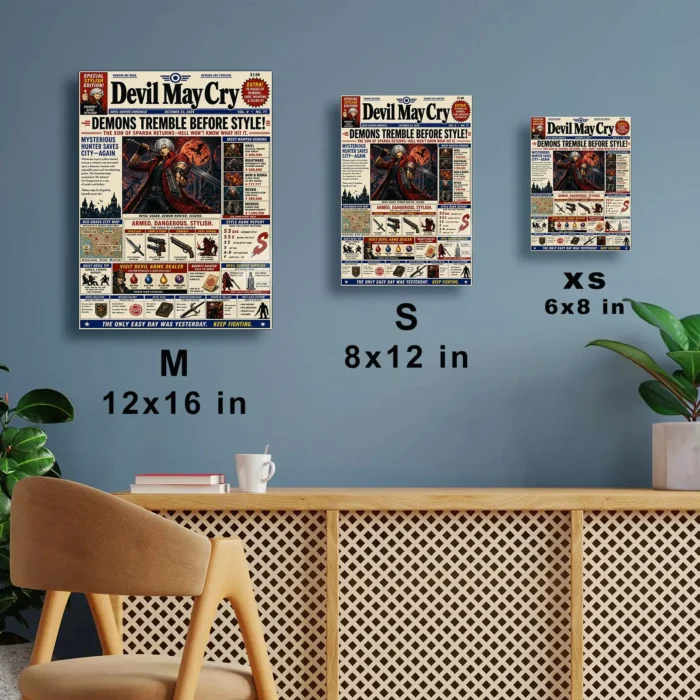 DMC Metal Poster Wall Decor - Image 6