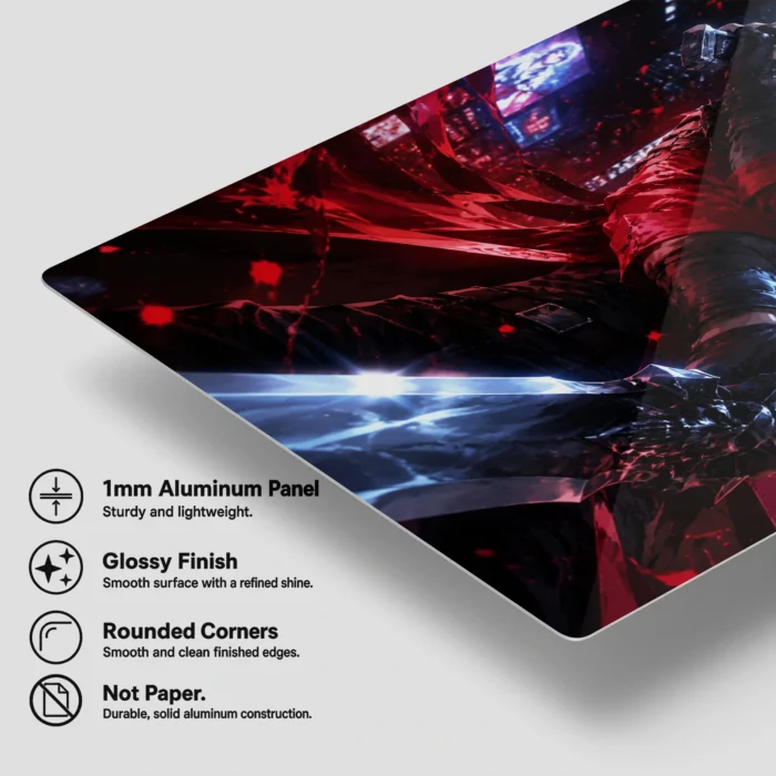 DMC Nero Metal Poster Wall Decor - Image 6