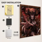Dark Realm Lilith Metal Poster Wall Decor - Image 2