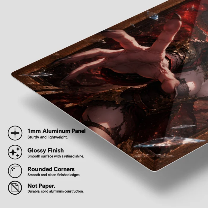 Dark Realm Lilith Metal Poster Wall Decor - Image 5
