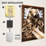 Dark Realm Inarius Metal Poster Wall Decor - Image 2