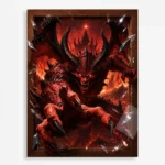 Dark Realm Diablo Metal Poster Wall Decor