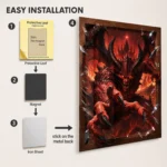 Dark Realm Diablo Metal Poster Wall Decor - Image 2