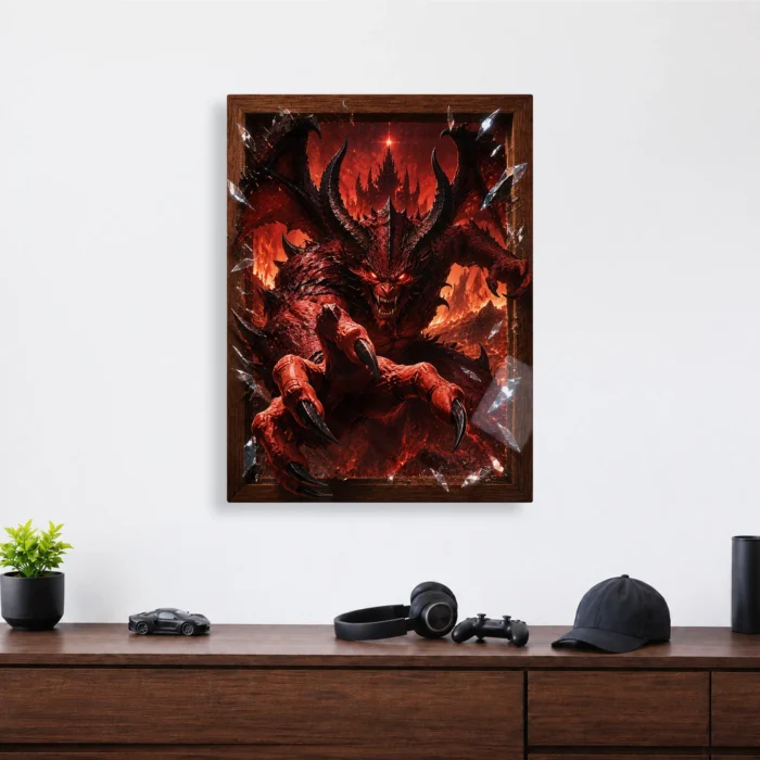 Dark Realm Diablo Metal Poster Wall Decor - Image 4
