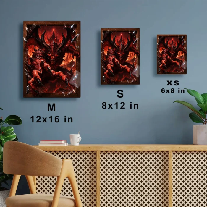 Dark Realm Diablo Metal Poster Wall Decor - Image 7