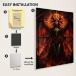 Dark Realm Lilith Metal Poster Wall Decor - A - Image 2