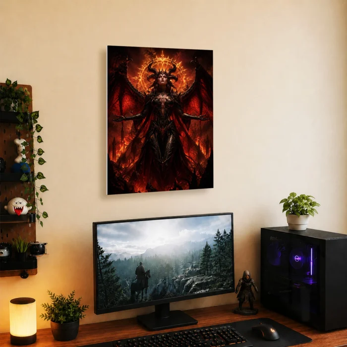 Dark Realm Lilith Metal Poster Wall Decor - A - Image 5
