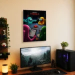AU Metal Poster Wall Decor - E - Image 4