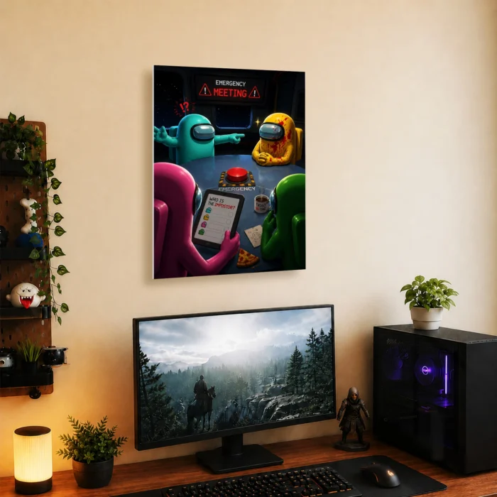 AU Metal Poster Wall Decor - E - Image 4