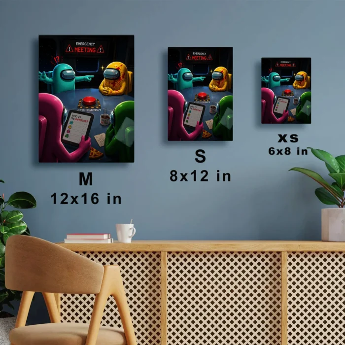 AU Metal Poster Wall Decor - E - Image 6