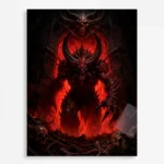 Dark Realm Diablo Metal Poster Wall Decor - A