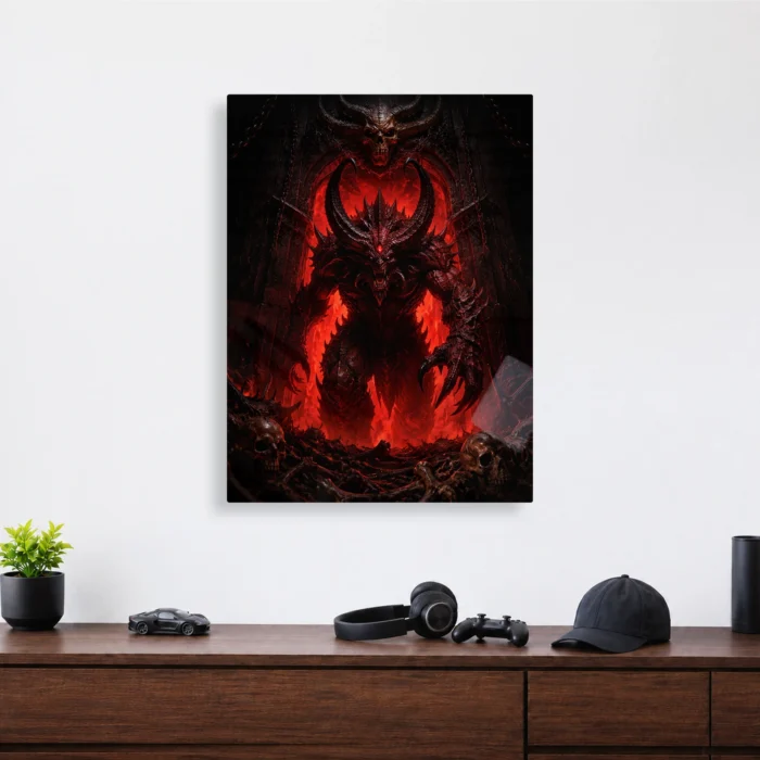 Dark Realm Diablo Metal Poster Wall Decor - A - Image 4