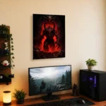 Dark Realm Diablo Metal Poster Wall Decor - A - Image 5
