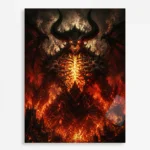 Dark Realm Diablo Metal Poster Wall Decor - B