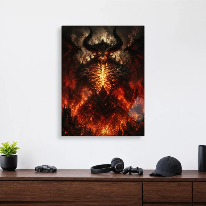 Dark Realm Diablo Metal Poster Wall Decor - B - Image 4