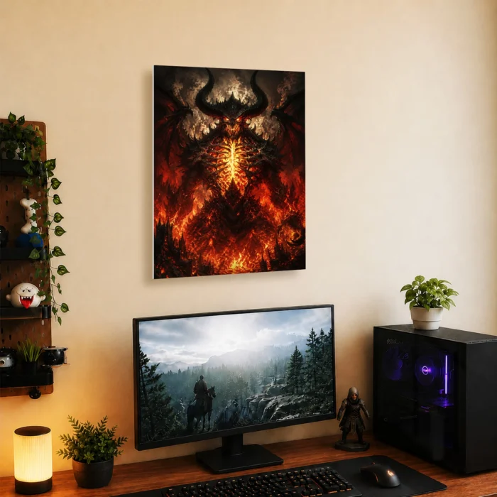Dark Realm Diablo Metal Poster Wall Decor - B - Image 5