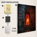 Dark Realm Metal Poster Wall Decor - A - Image 2