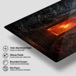 Dark Realm Metal Poster Wall Decor - A - Image 5
