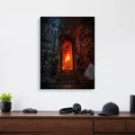 Dark Realm Metal Poster Wall Decor - A - Image 3