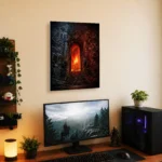 Dark Realm Metal Poster Wall Decor - A - Image 4