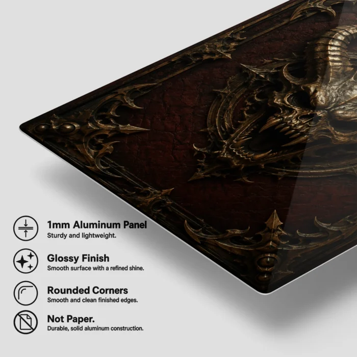 Dark Realm Metal Poster Wall Decor - B - Image 6