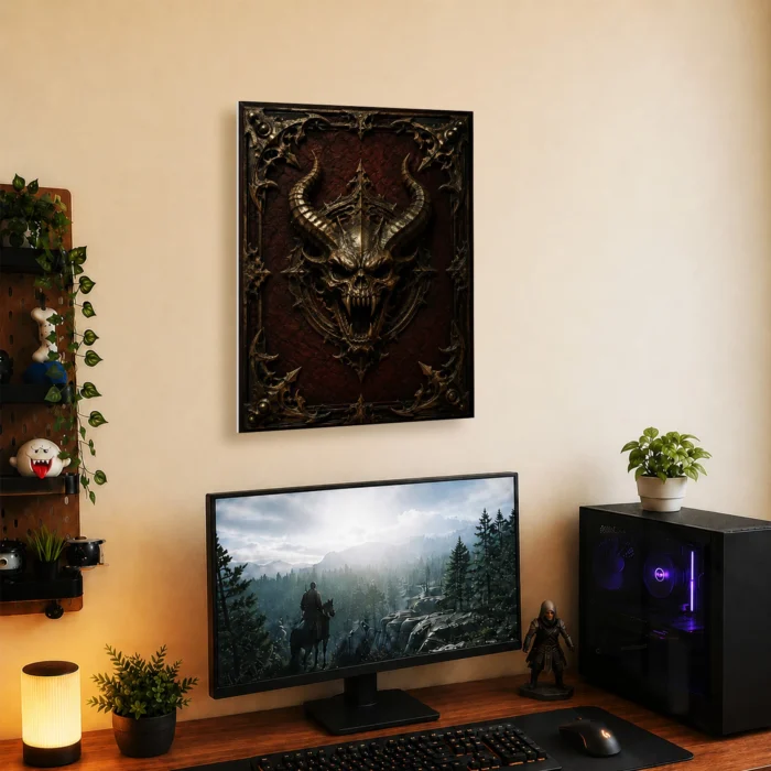 Dark Realm Metal Poster Wall Decor - B - Image 5