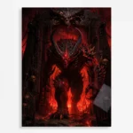 Dark Realm Diablo Metal Poster Wall Decor - C
