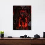 Dark Realm Diablo Metal Poster Wall Decor - C - Image 4