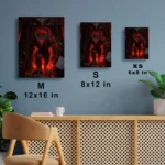 Dark Realm Diablo Metal Poster Wall Decor - C - Image 7