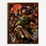 Doom Metal Poster Wall Decor
