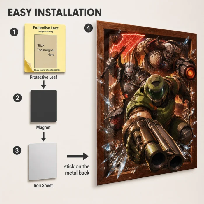Doom Metal Poster Wall Decor - Image 2