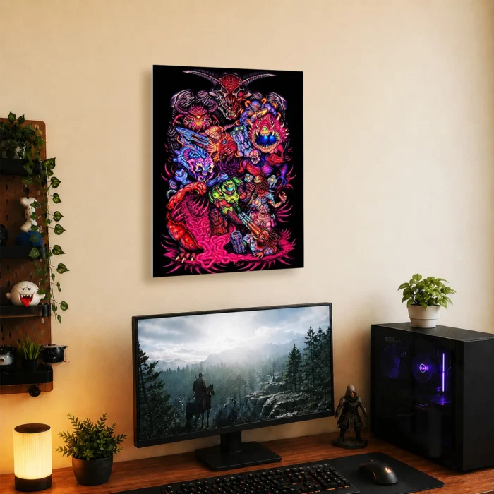 Doom Metal Poster Wall Decor - A - Image 4