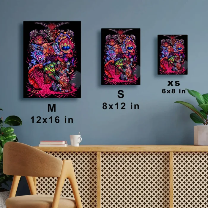 Doom Metal Poster Wall Decor - A - Image 6